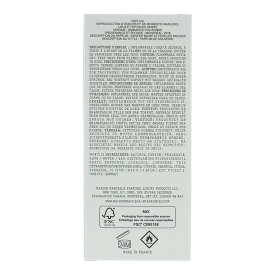 Maison Margiela Replica Herfsttinten Eau De Toilette 100ml - Image 4