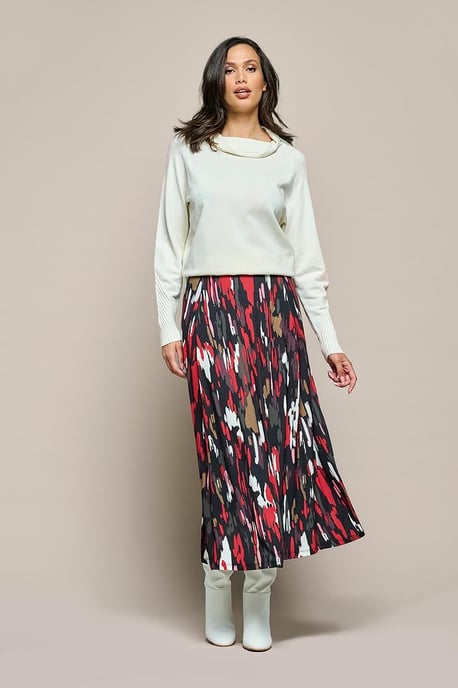 Ryen Print Rok Taupe / Multi - Image 1