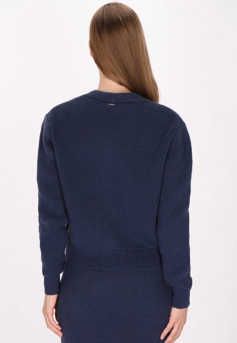 Dreimaster Vest Dames marine - Image 4