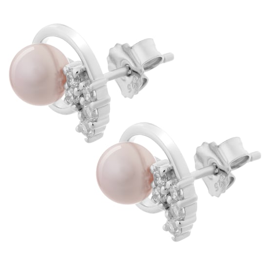 Orphelia 'Alanna' Women's 925 Sterling Silver Stud Earrings - Silver ZO-7117 - Image 3