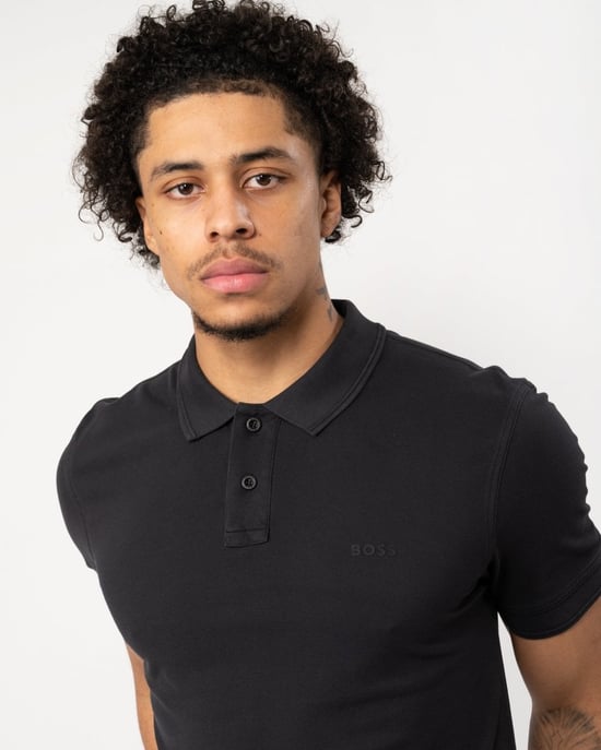 BOSS Orange Prime Heren Katoen-Piqué Polo Shirt met Logo Print NOS - Image 2