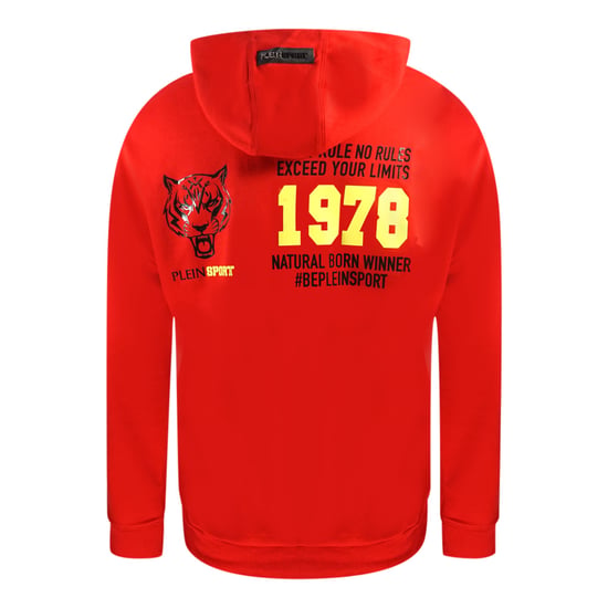 Plein Sport Natural Born Winner Red Hoodie