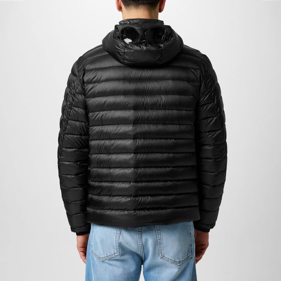 Heren C.P. Company D.D. Shell Goggle Down Jacket in Zwart - Image 3