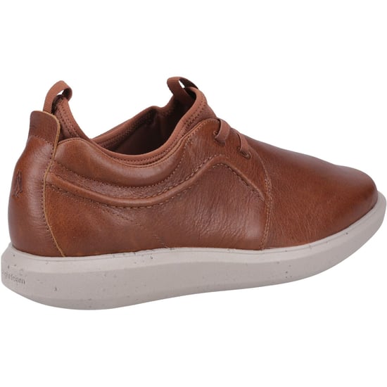Hush Puppies Niles Leather Men's Cognac Lace-Up Shoes - Image 2