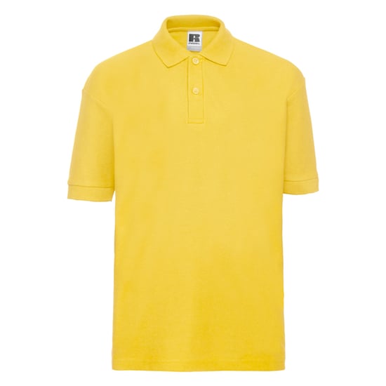Russell Poloshirt van katoen voor kinderen (Geel) - Image 1