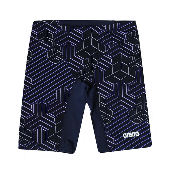 Boy's Arena Kikko Jammer Swim Short in Navy - Image 1