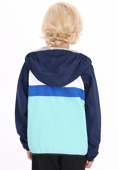 Schmuddelwedda Anorak jongens (kinderen) Turkoois kleurblok - Image 4