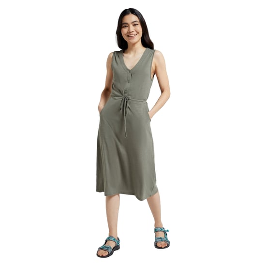 Mountain Warehouse Dames/Dames Bahama's Mouwloze Jurk (Khaki) - Image 5