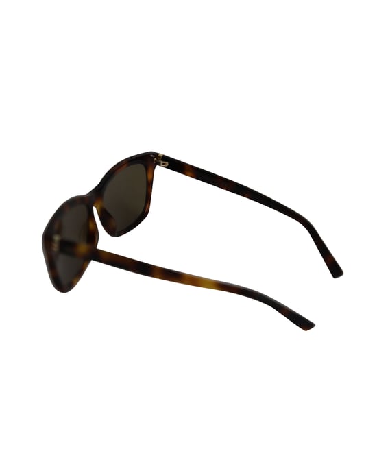 Gucci GG0449S Men's Rectangular Tortoise Shell Sunglasses in Brown Acetate - Image 3