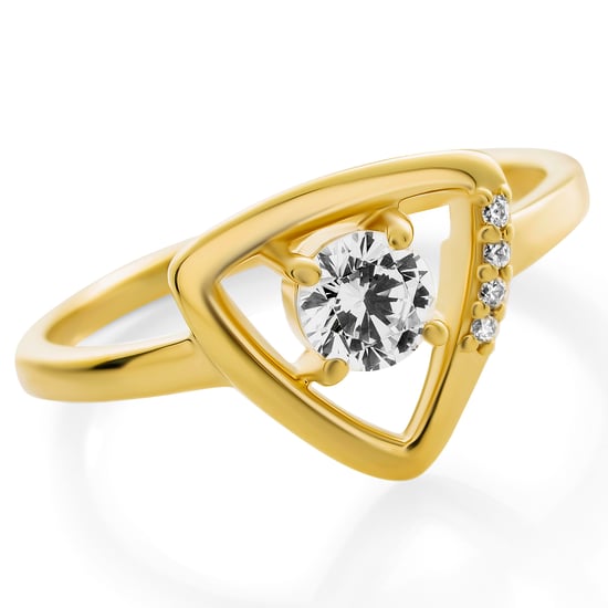 Orphelia 'Santorini' Dames 925 Sterling Zilveren Ring - Goud ZR-7570/G - Image 1