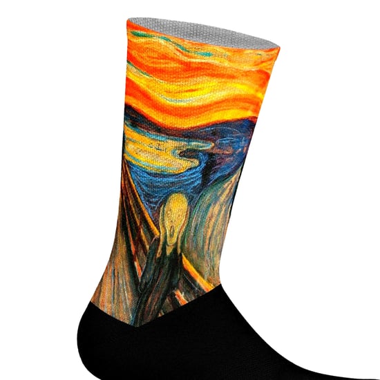 Unisex Elastic Printed Long Socks