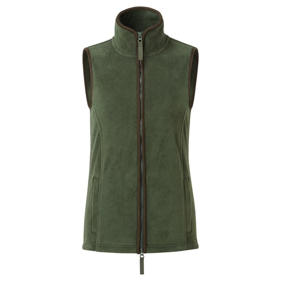 Premier Womens/Ladies Artisan Fleece Gilet (Moss Green/Brown) - Image 1