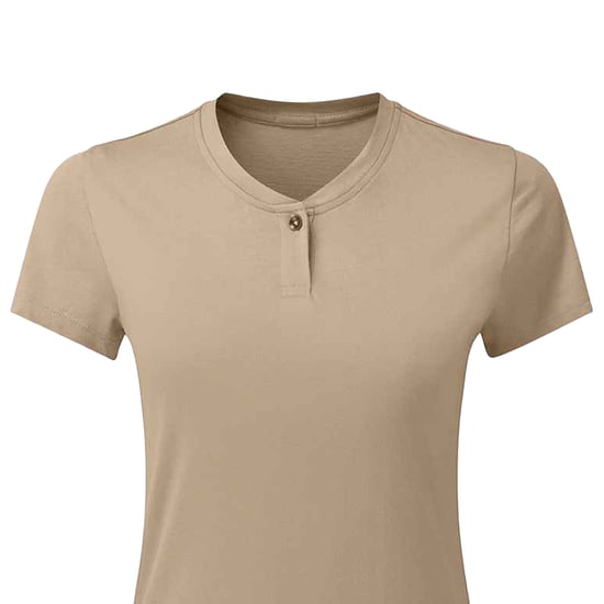 Premier Dames/dames Comis Duurzaam T-shirt (Khaki) - Image 2