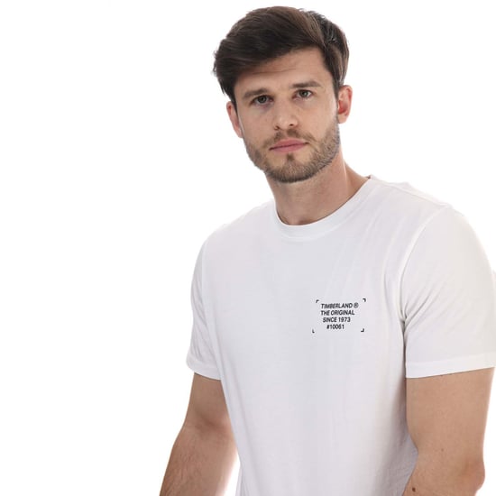 Men's Timberland YC Back Box T-Shirt in White