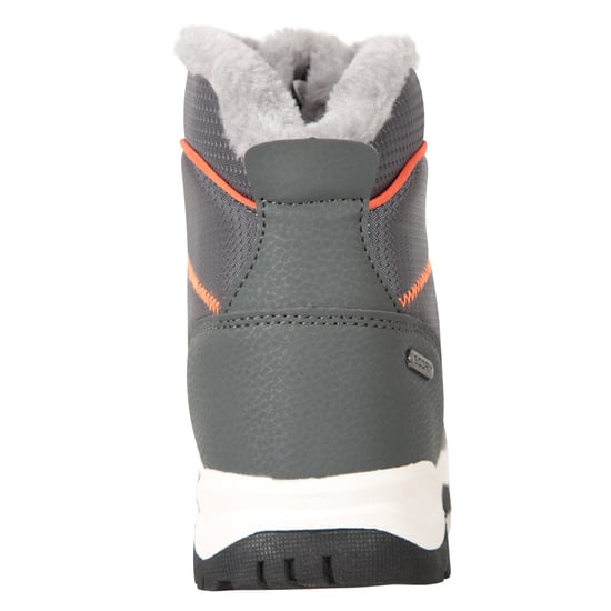 Mountain Warehouse Childrens/Kids Comet Waterproof Snow Boots (Grey/Orange)
