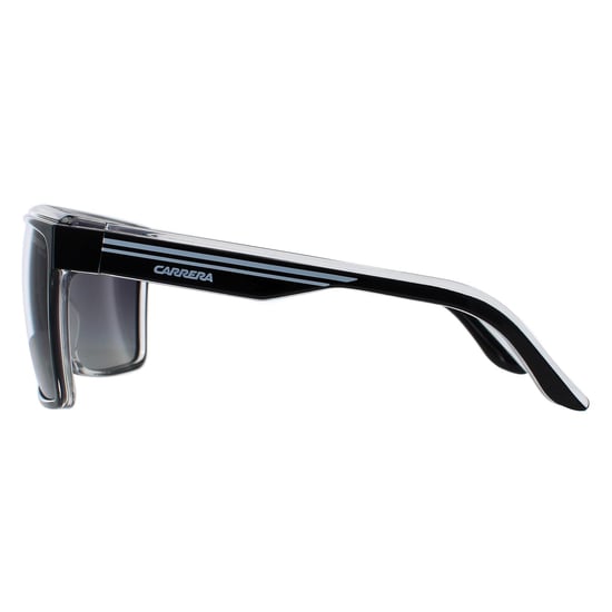 Carrera Shield Unisex Black White Grey Gradient Polarized 22