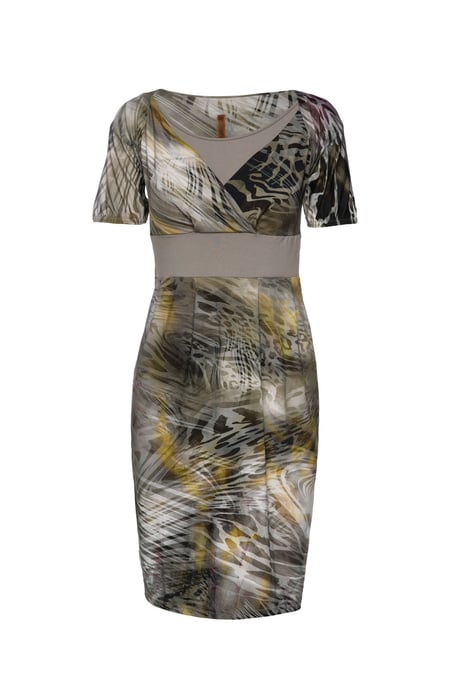 Faux Crossover Dress - Image 1