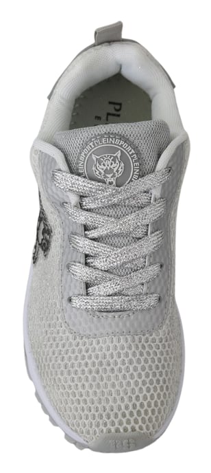 Plein Sport Women's Silver Polyester Gretel Sneakers Shoes