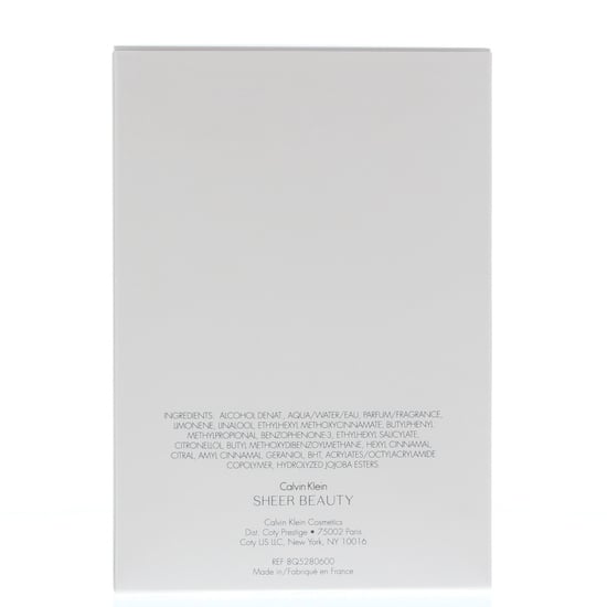 Calvin Klein Sheer Beauty Eau de Toilette 100ml Spray For Her