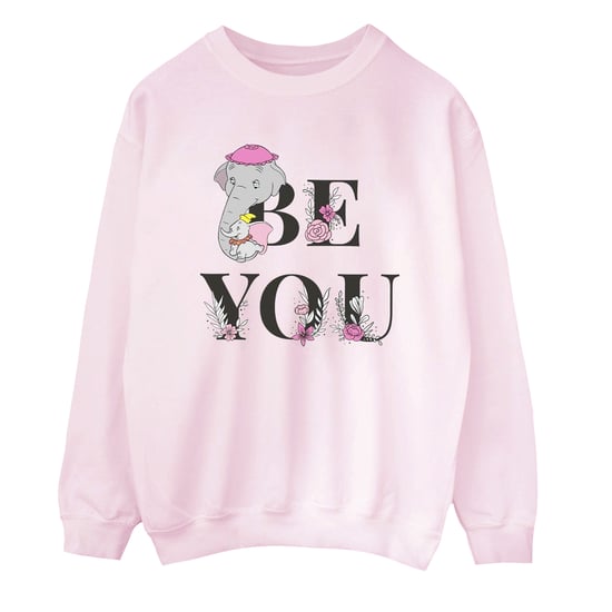 Disney Dames/Dames Dumbo Be You Sweatshirt (Baby Roze) - Image 1
