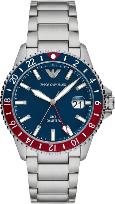 Emporio Armani Sea Explorer Herrklocka i Silver AR11590 - Image 1