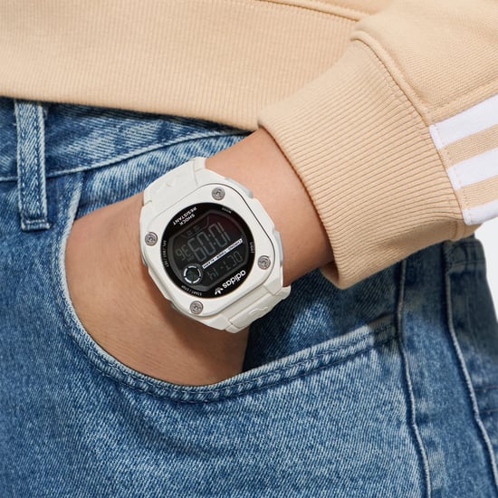 Adidas Originals City Tech Twee Unisex Witte Horloge AOST23062 - Image 4