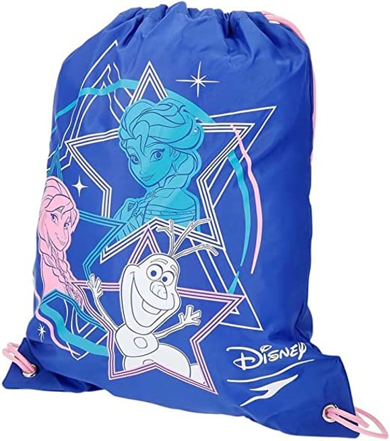 Speedo 12L Printed Disney Frozen Juniors Blue/Pink Swimming Bag - Image 3
