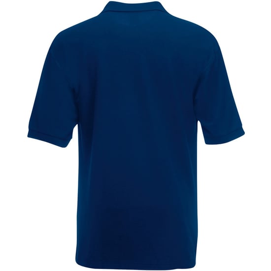Fruit Of The Loom Heren 65/35 Heavyweight Piqué Poloshirt Korte Mouwen. (Marine) - Image 2
