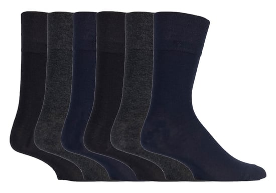 Sock Shop Gentle Grip - 6 Pairs Mens Non Elastic Bamboo Socks - SOMRM02 - Image 1