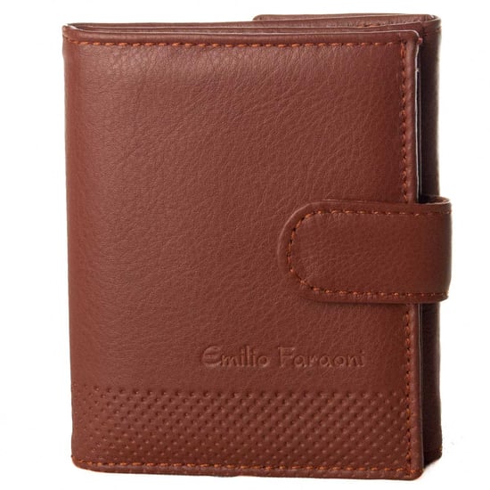 Leather wallet Montevita in Camel