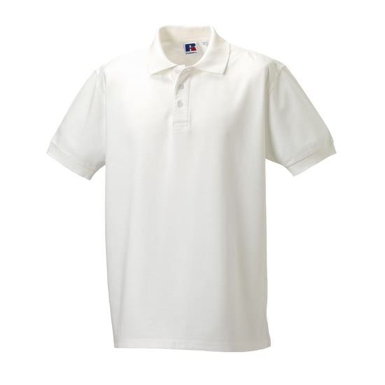 Russell Heren Ultimate Klassiek Poloshirt (Wit) - Image 1