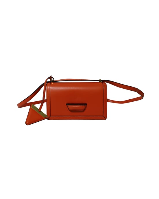 Loewe Kleine Barcelona Schoudertas in Oranje Leer - Image 3