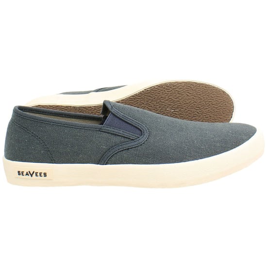 Seavees Baja Standard Mens Dark Grey Plimsolls - Image 4