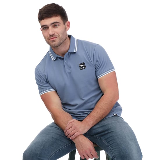 Men's One True Saxon Dixon Polo Shirt in Blue - Image 4