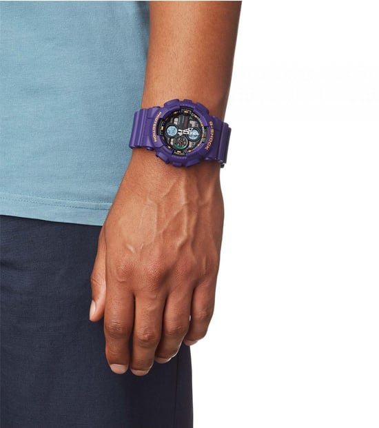 Casio G-shock Men's Purple Watch GA-140-6AER - Image 5