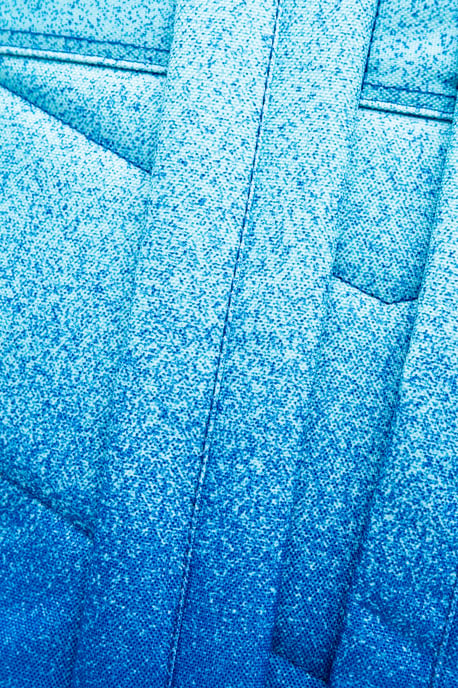 Hype Unisex Blue Speckle Fade Crest Backpack