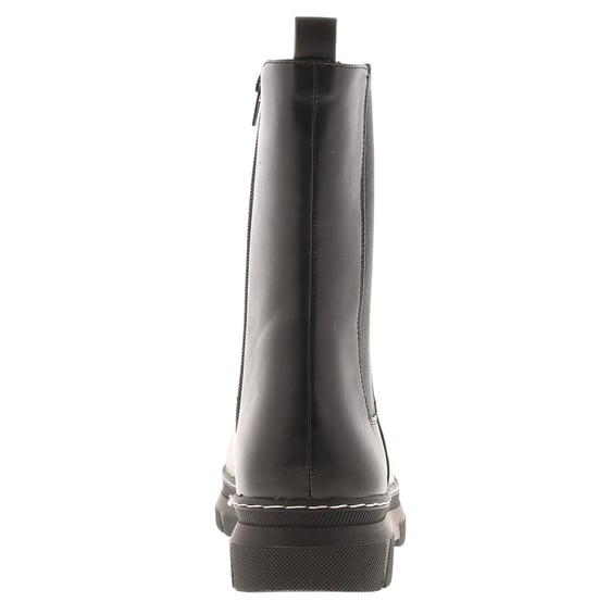 Apache Womens Ankle Boots Chime Zip black