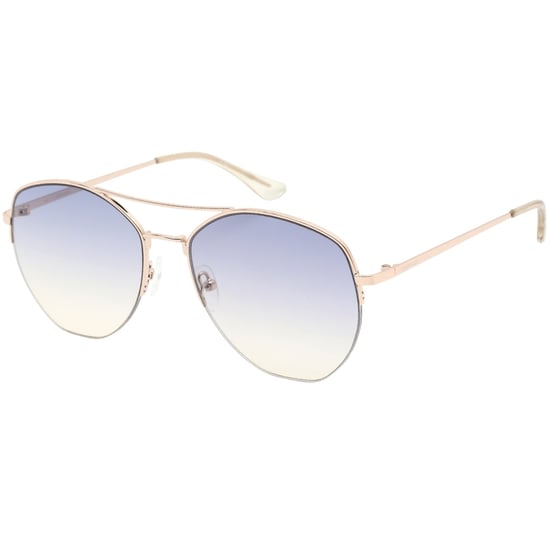 Calvin Klein Navy Gradient Lens Gold Sunglasses