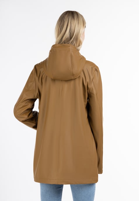ICEBOUND rain jacket women dark sand - Image 4