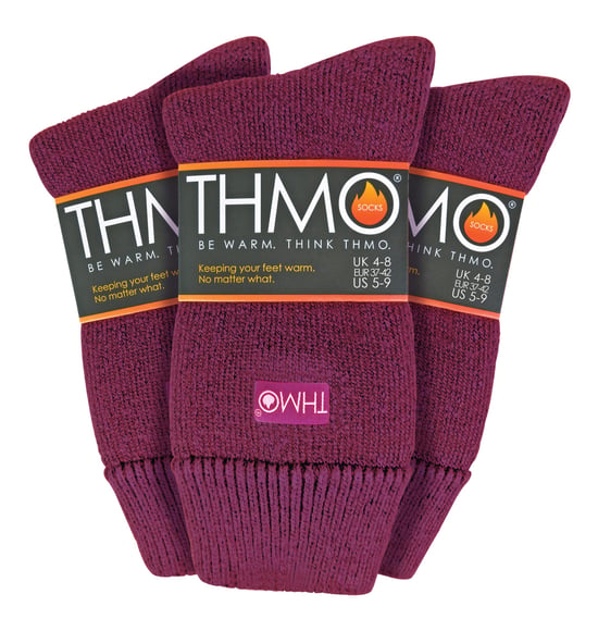 THMO - 3 Pack Multipack Ladies Tjocka Vintervarma Strumpor med Comfort Top - Image 1