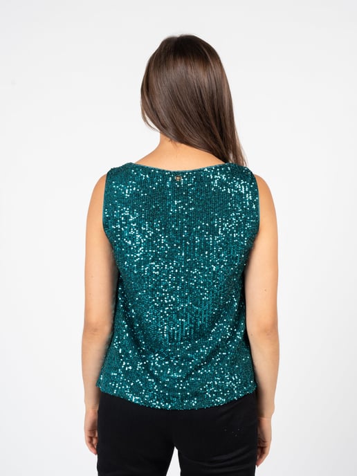 Liu Jo Top Woman's Green - Image 5