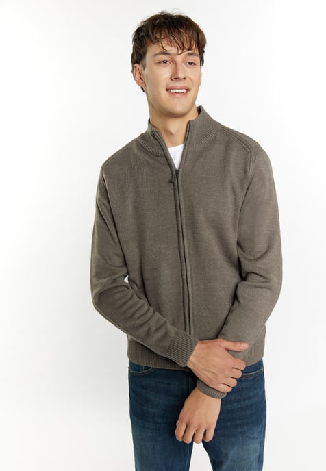 Mo Cardigan Men light grey melange - Image 3