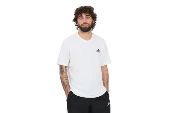 Adidas Men's Small Logo Jersey T-Shirt - Image 4