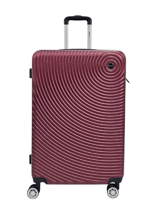 Hard Shell Cabin Suitcase 8 Wheel Luggage Case Travel Bag