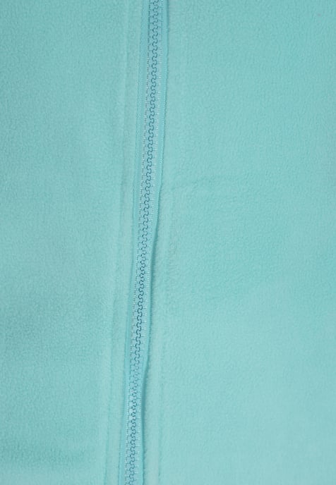 Mymo fleece jacket women turquoise - Image 3