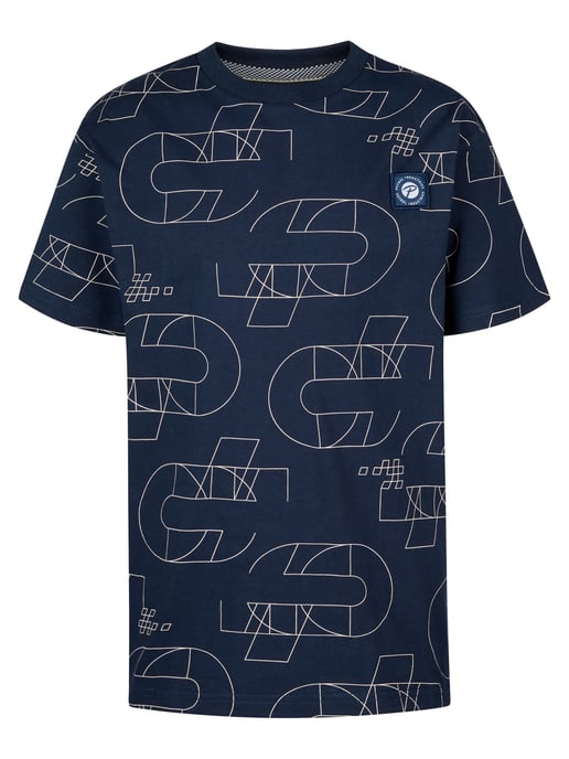 Petrol Industries - Jongens All-over Print T-shirt Marlinview - Blauw - Image 1