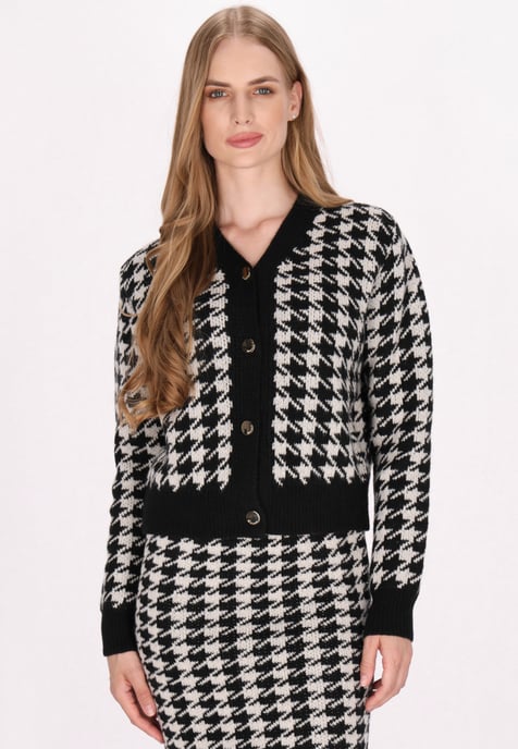 Dreimaster Vest Dames zwart en wit - Image 3