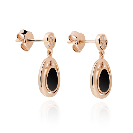 Orphelia 'Alda' Dames 925 Sterling Zilveren Set: Ketting + Oorbellen + Ring - Roze SET-7470 - Image 3