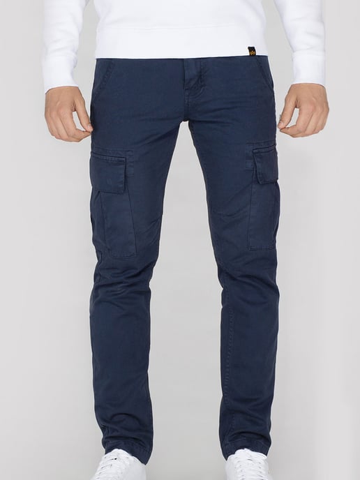 Alpha Industries Men's Agent Slim Cargo Pant in Dark Blue - Image 1