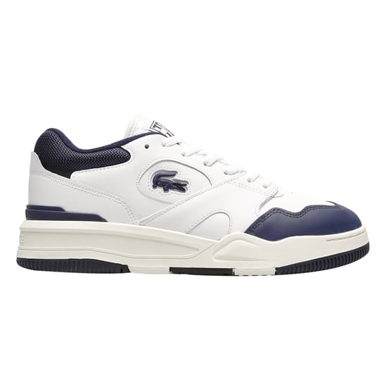 Lacoste Lineshot Mens White/Navy Trainers - Image 1